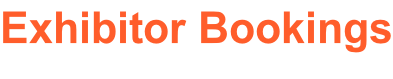 Exhibitor Bookings